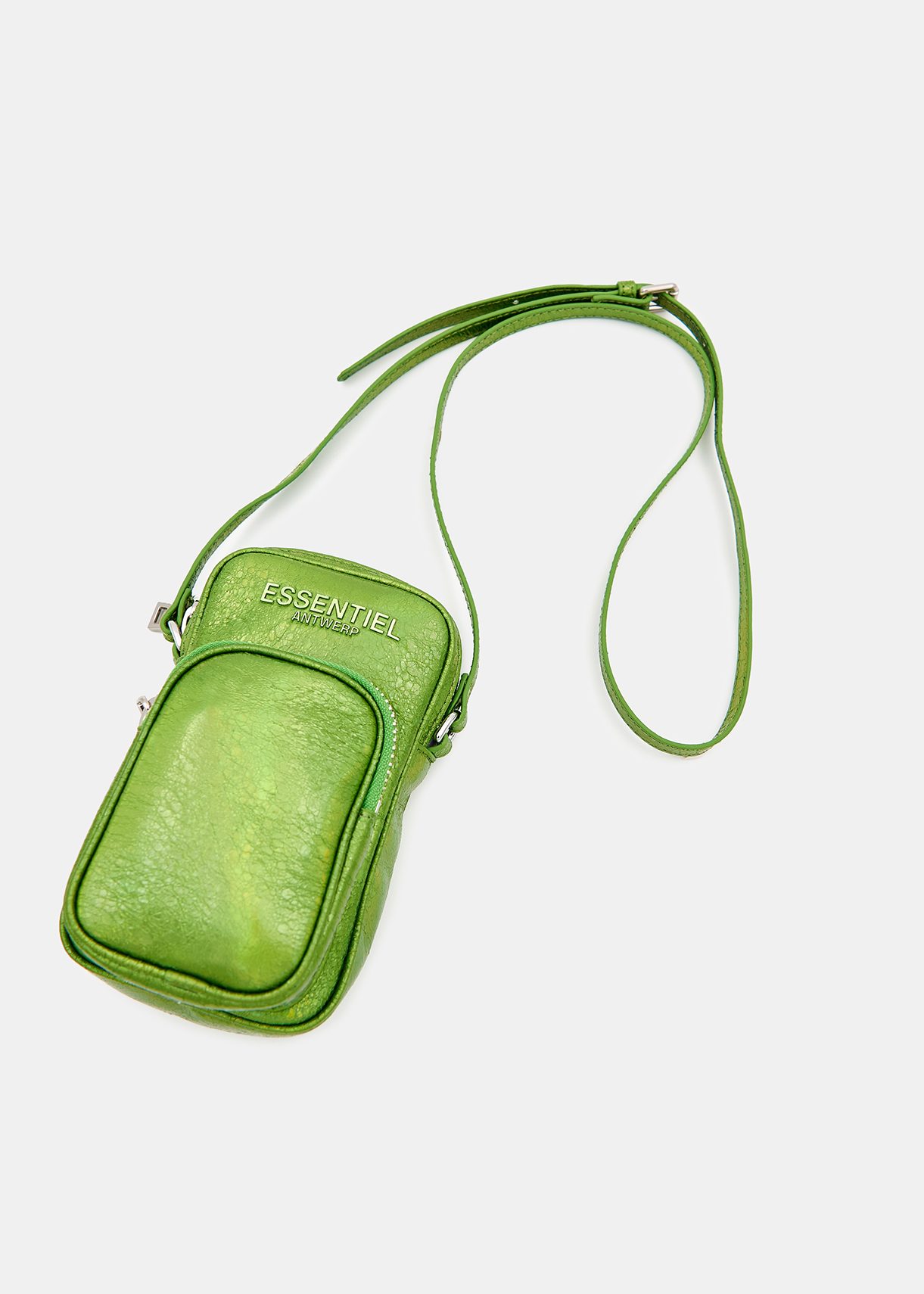 Essentiel Antwerp Mini Green Metallic Debbie Shoulder Bag