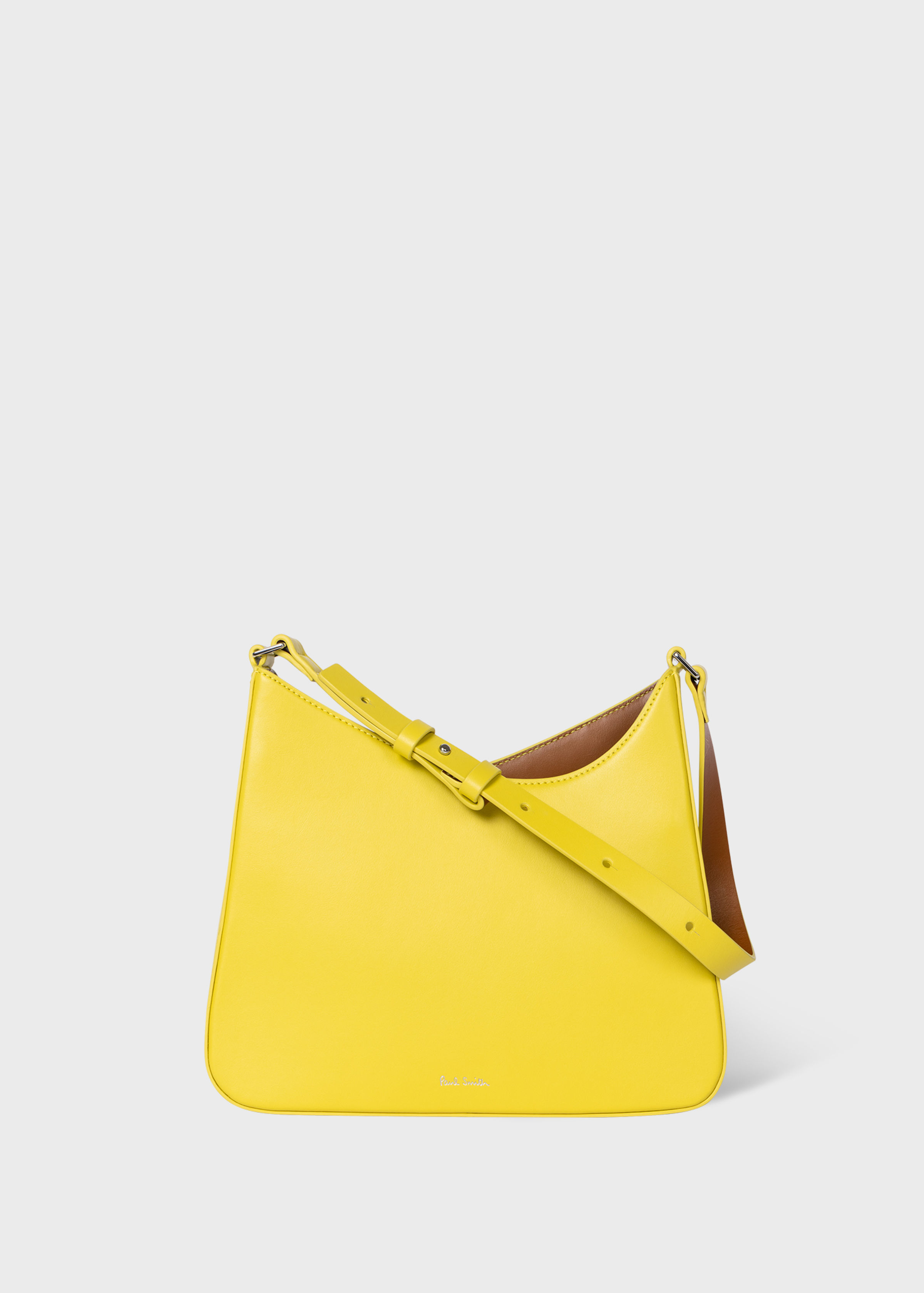 paul-smith-yellow-leather-shoulder-bag