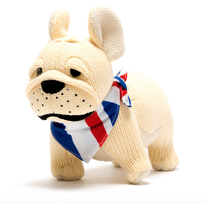 Best Years British Bulldog Knitted Toy