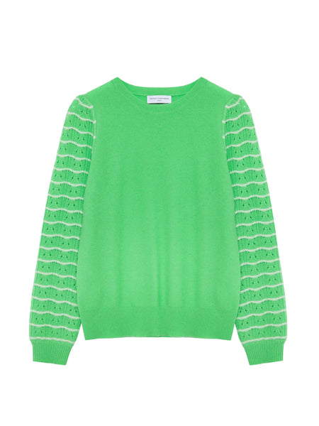 Taiga Cashmere Jumper - Apple Mint