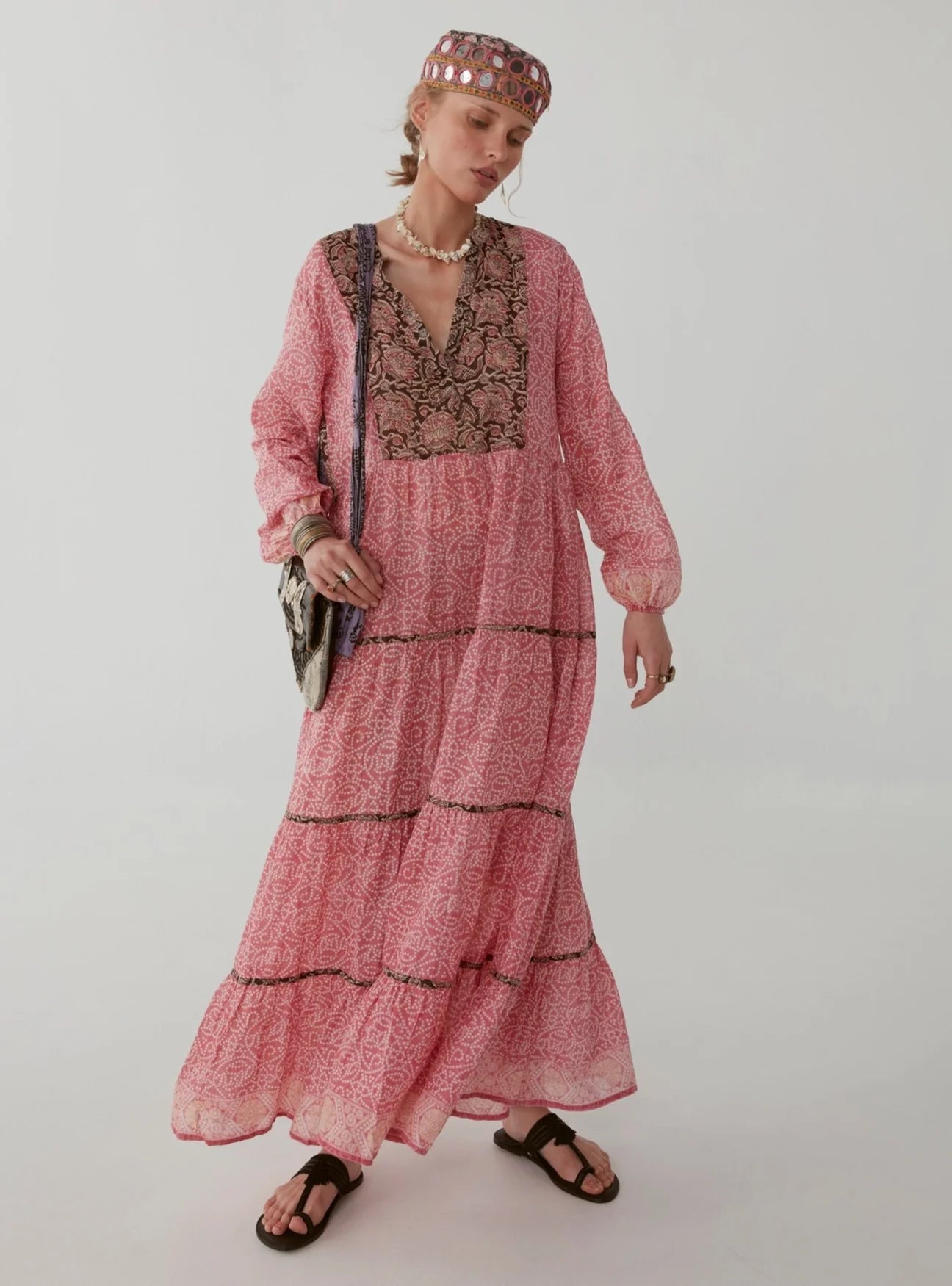 Bottega Didi Dress - Jaipur Pink City