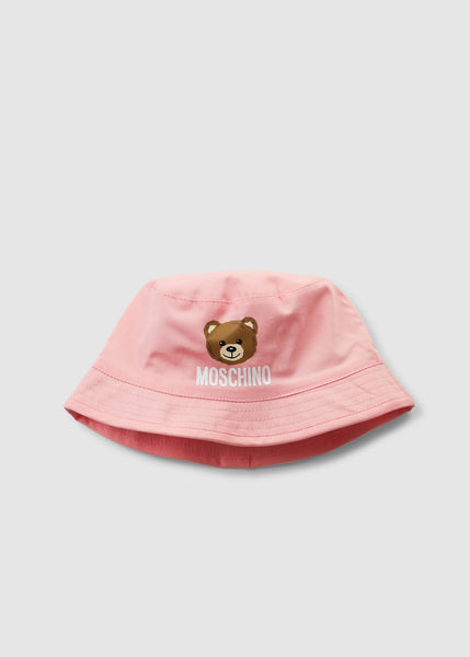 Kids Toy Bear Bucket Hat Gift Set In Sugar Rose