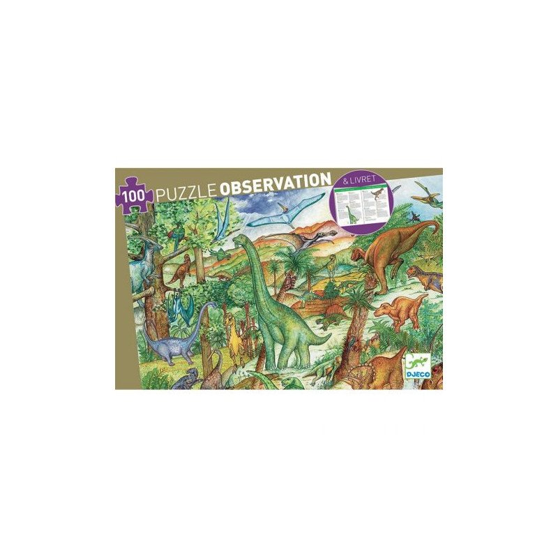 Dinosaurs 100 Piece Observation Puzzle