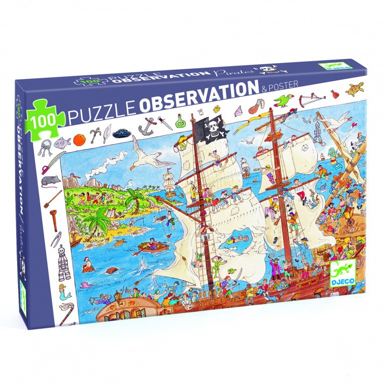 100 Piece Pirates Observation Puzzle