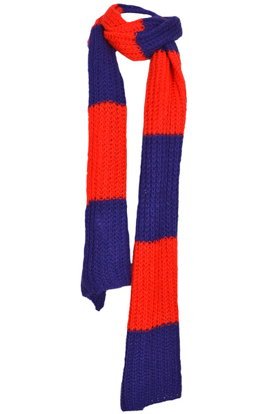 Red Stripe Mohair 4491 Scarf