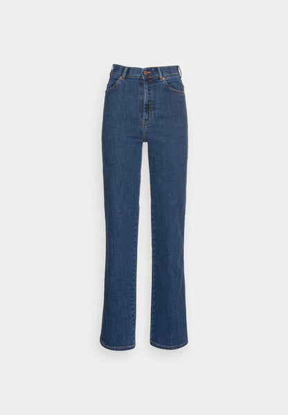 Dark Blue Pyke Moxy Straight High Rise Jeans