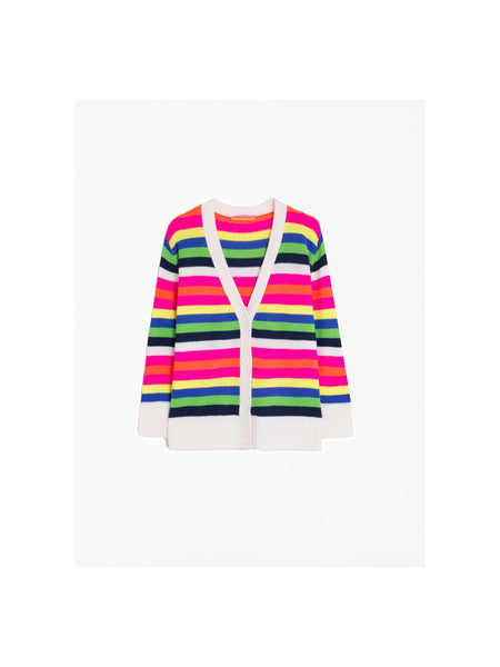 Multi Color Theresa Stripes Cardigan