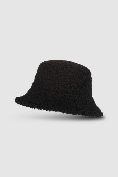 Black Selin Reversible Bucket Hat