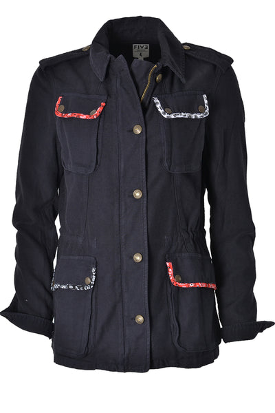 Navy Veronica 4 Pocket Jacket