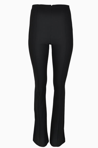 Black High Waist Bootleg Trousers