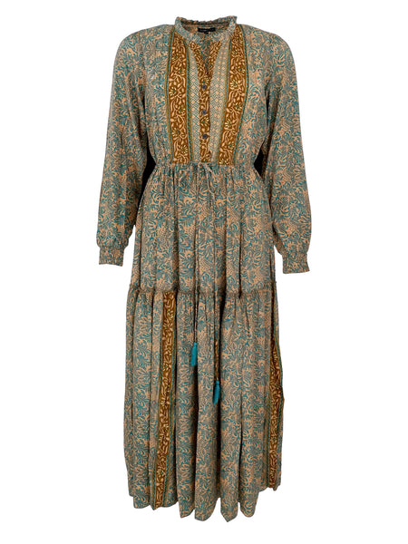 Luna Rose Boho Dress Green Jasmine