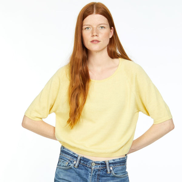 Meri Wide Sweater - Yellow