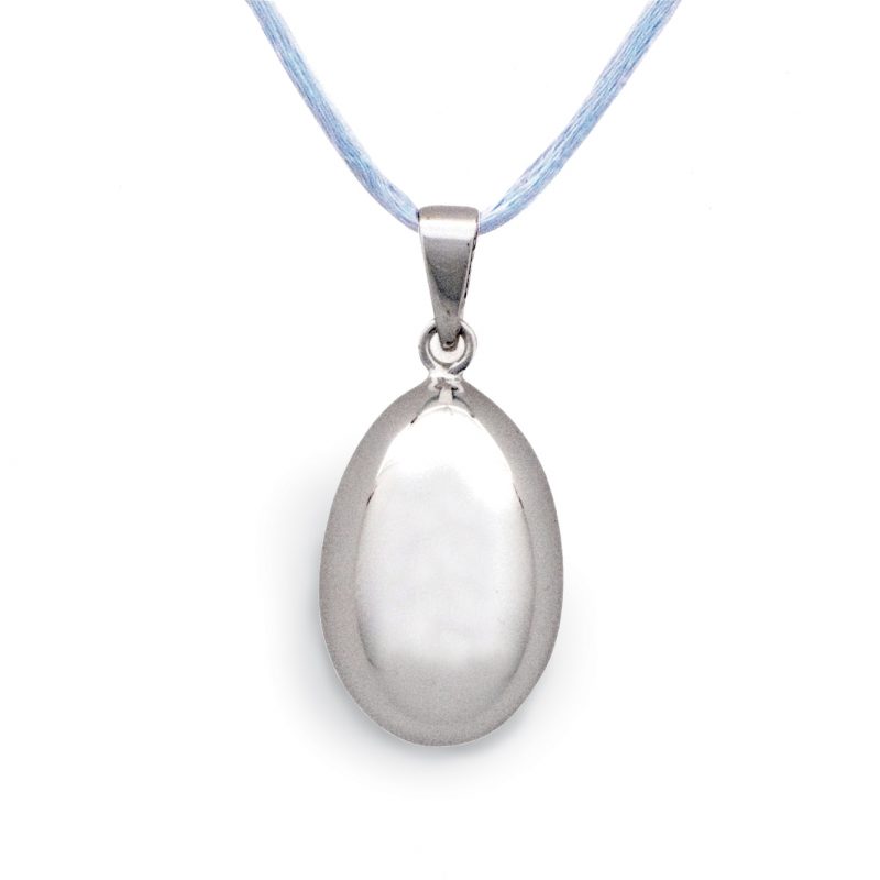 Tales From the Earth SILVER CHIMING EGG PREGNANCY NECKLACE