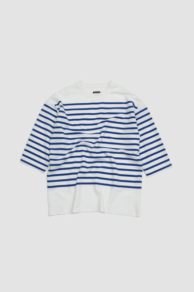 Mariniere T-shirt Rachel Mesh White/nautical Blue