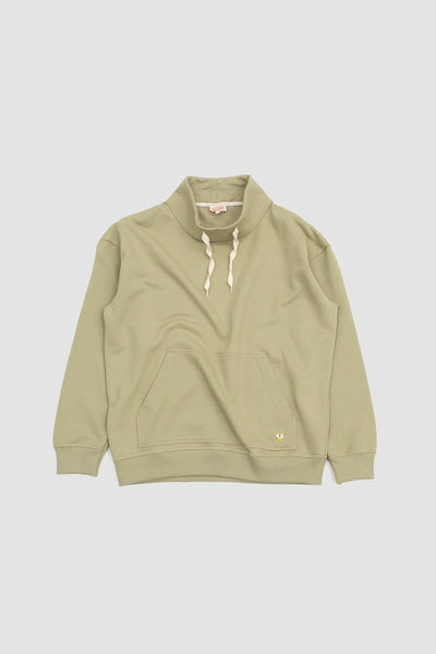 Col Montant Sweatshirt Argile