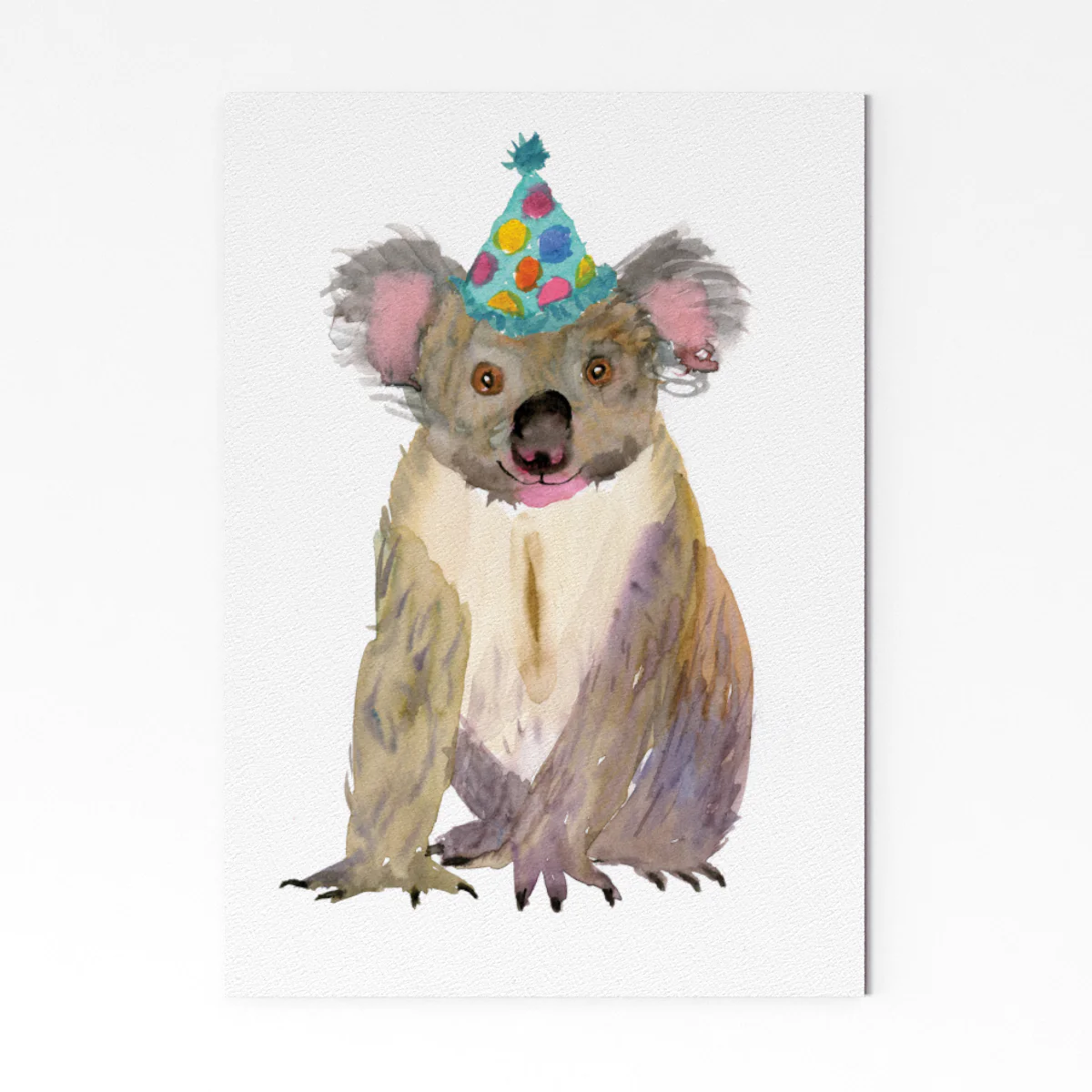 Rosie Webb  Party Koala A4 Art Print