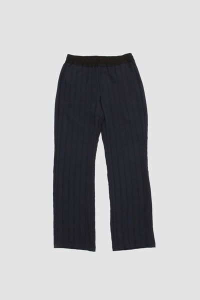 Pop Pants Woven Stripe Navy