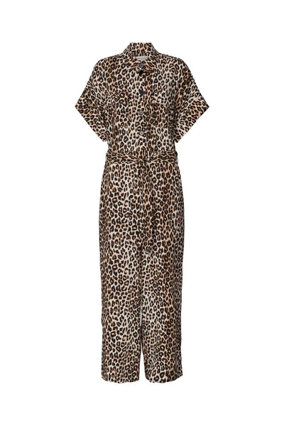 Mathilde Jumpsuit - Leopard Print