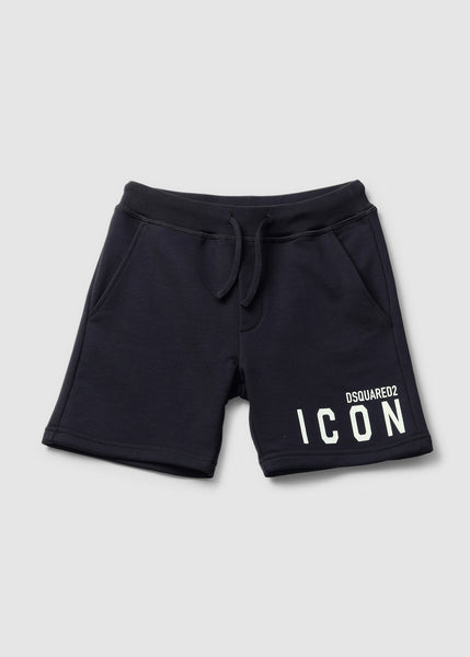 Kids Icon Sweat Shorts In Black