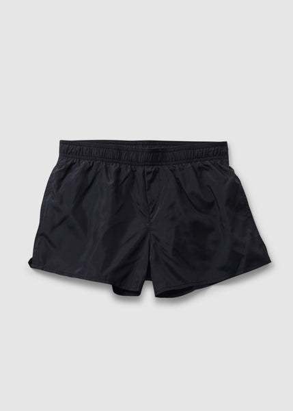 Kids Icon Metallic Logo Swimshorts In Black