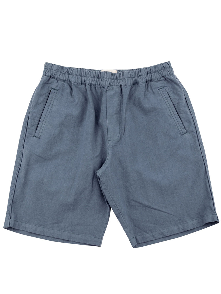 Cotton Linen Short In Woad