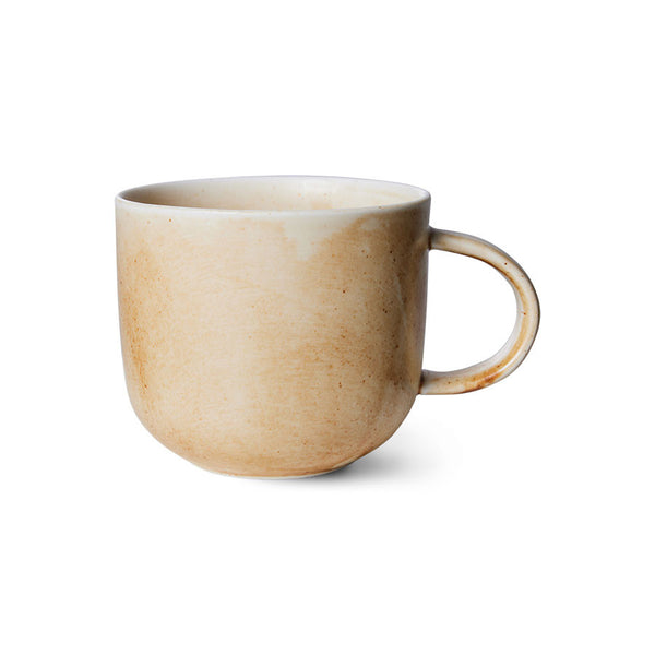 Chef Ceramics: Mug Rustic Cream/brown