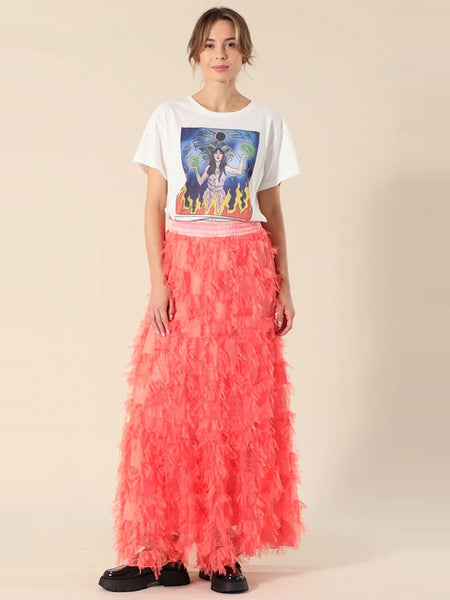 Magda Skirt - Coral