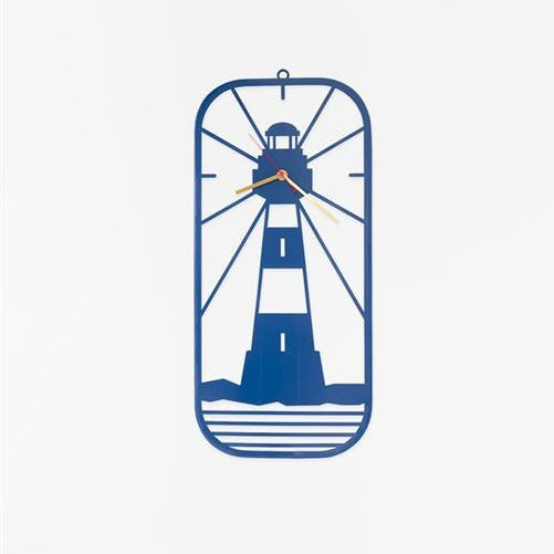 Metal Lighthouse Wall Clock