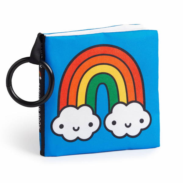 Crinkle Stroller Book - Rainbow