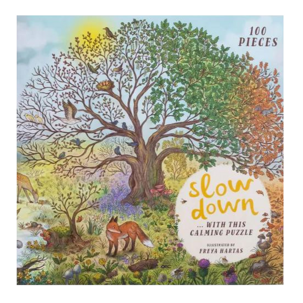 Slow Down 100 Piece Calming Jigsaw Puzzle