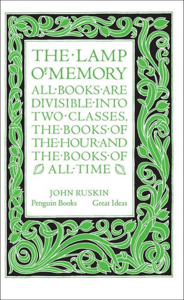 Books The Lamp Of Memory - Penguin Great Ideas