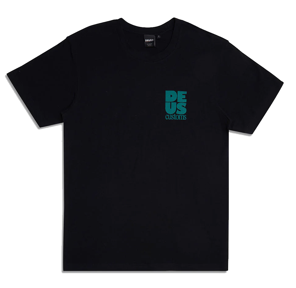 Deus Ex Machina Postal Tee Black