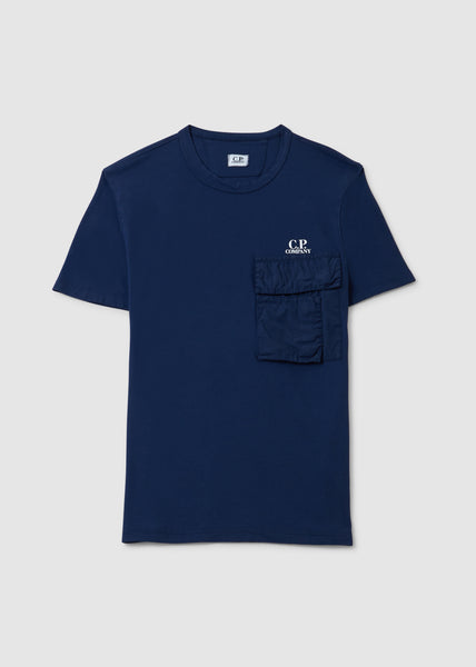 Men's 20/1 Jersey Pocket T-shirt In Medieval Blue