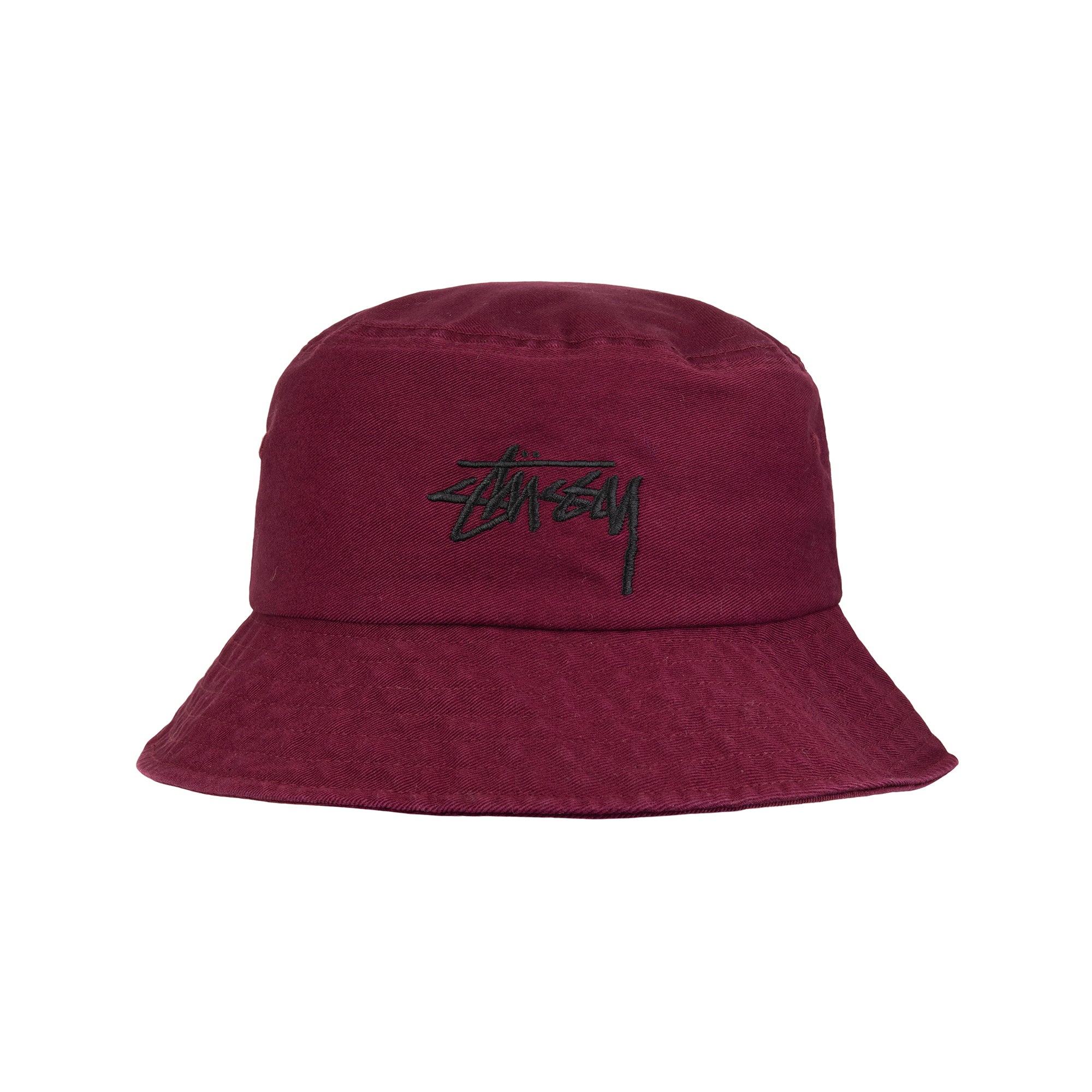 Big Burgundy Stock Bucket Hat