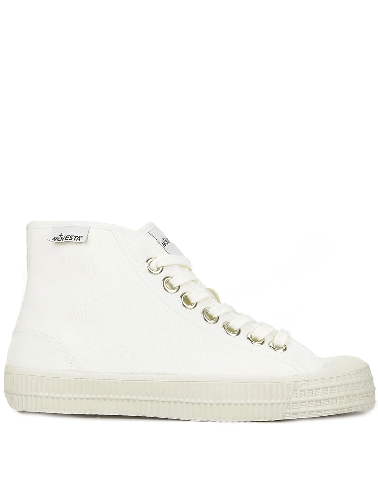 Star Dribble High Top In White