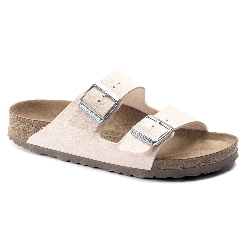 Birkenstock Womens Arizona Birko Flor Vegan Light Rose