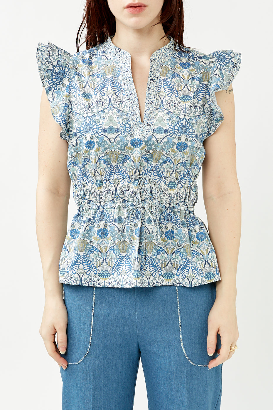 Blue Morris Athena Top