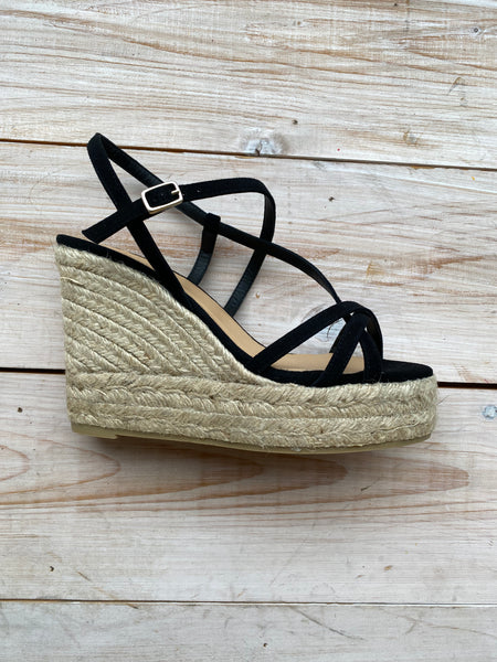 Castaner Betty Espadrilles - 11cm - Black