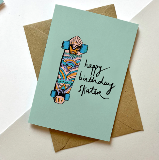 Greeting Card - Birthday Skater