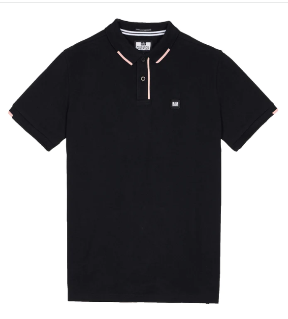 Rivas Short-Sleeved Polo Shirt (Black)