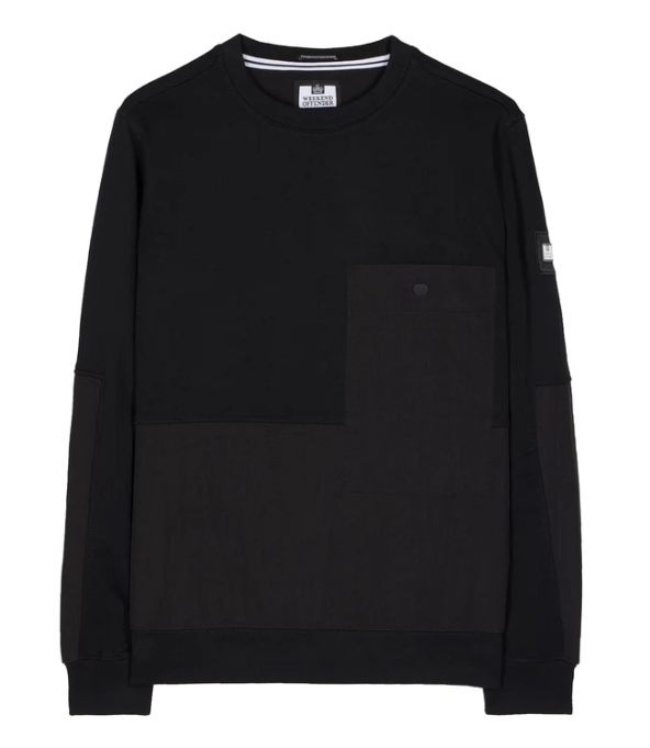 Sirenko Crew-Neck Sweatshirt (Black)