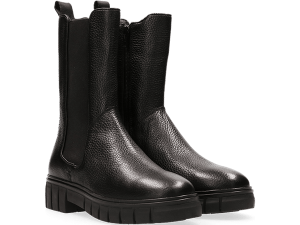 Black Tobi Leather Boots