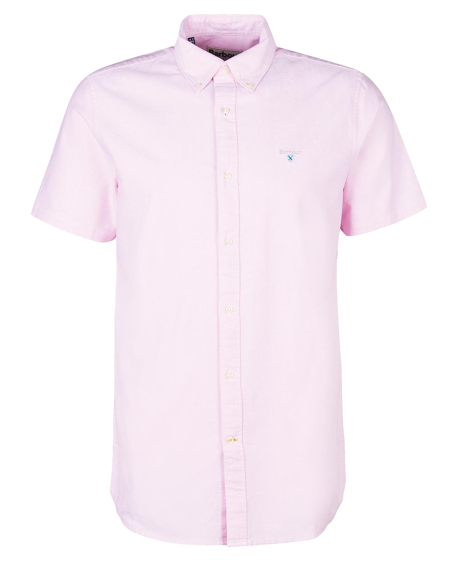 Barbour Barbour Oxford Short Sleeve Tailored Shirt Pink