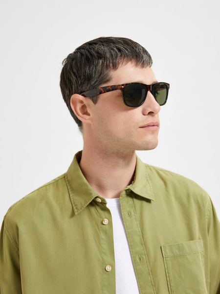 Brown Classic Wayfarer Sunglasses