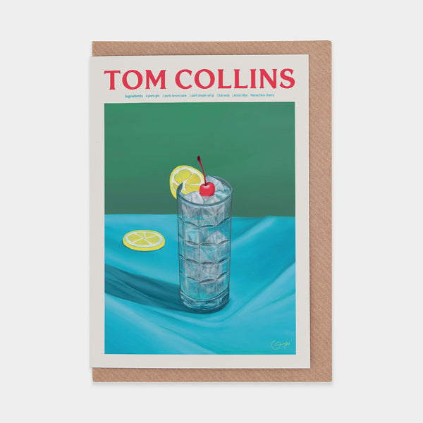 Elin PK Tom Collins Greetings Card