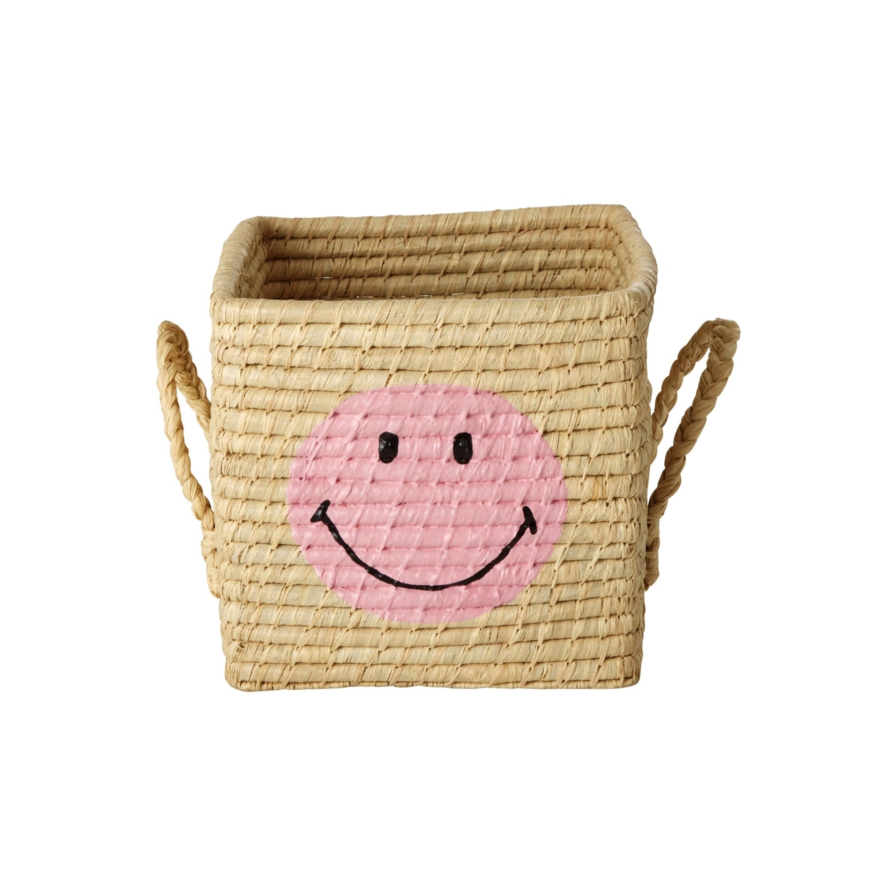 Smiley® Raffia Square Basket