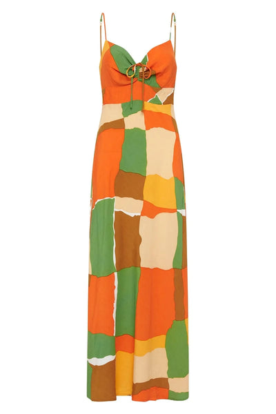 Tempio Costa Smeralda Print Midi Dress