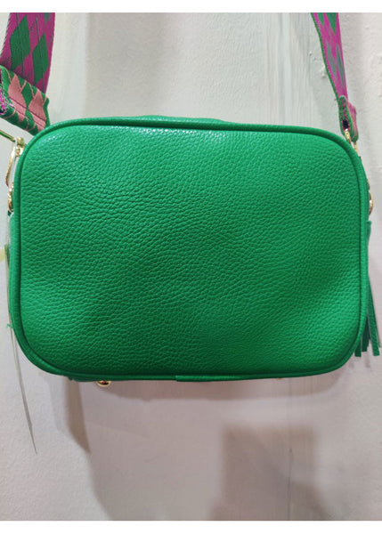 Double Zip Cross Body Bag - Green