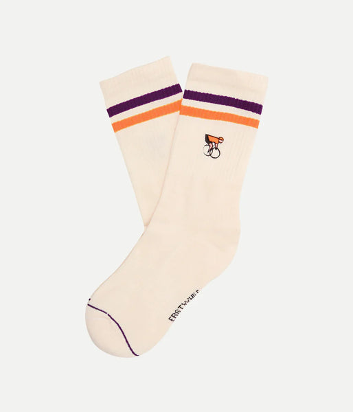 Amateur Cotton Socks - Purple Orange