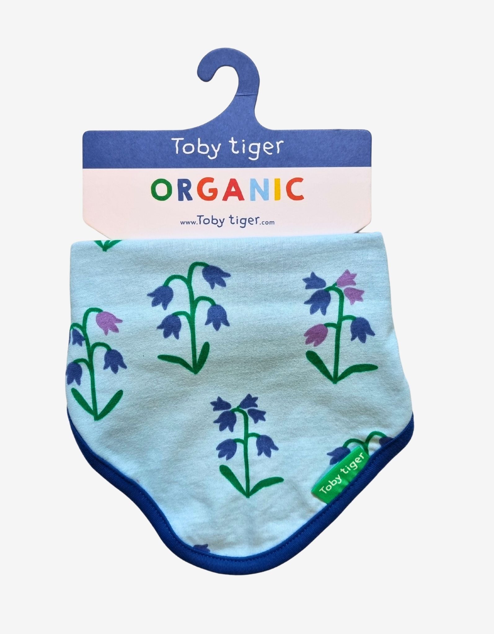 Organic Spring Printed Dribble Bib